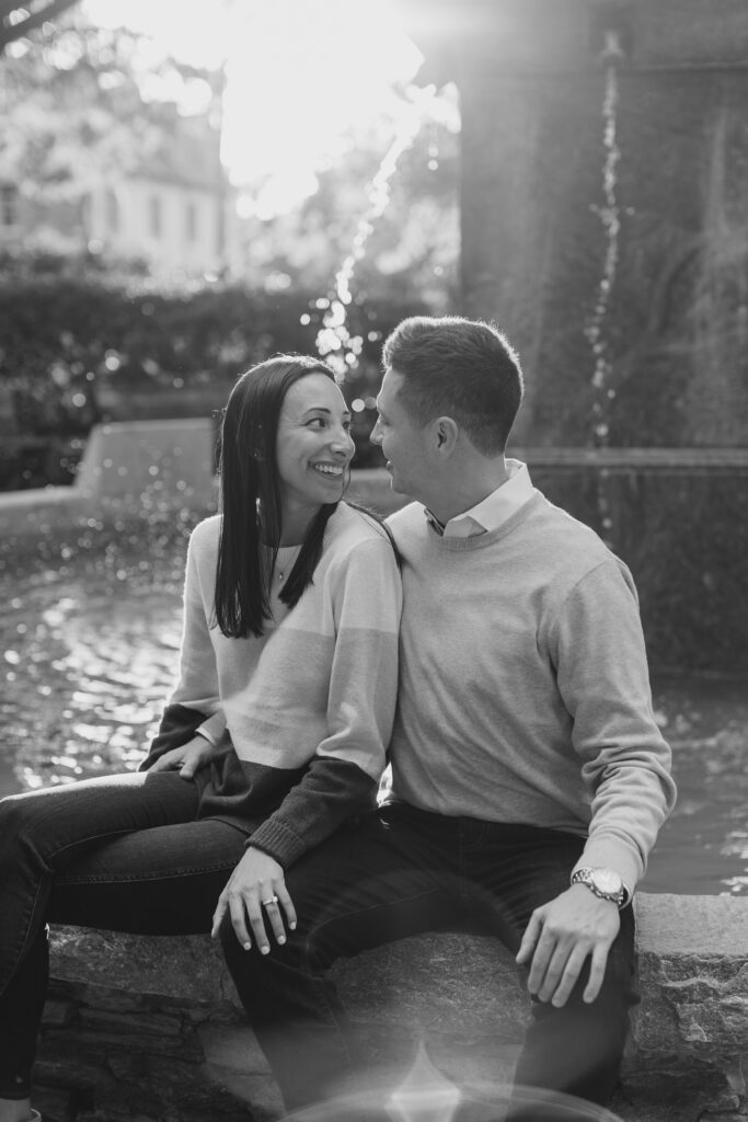roswell mill engagement session