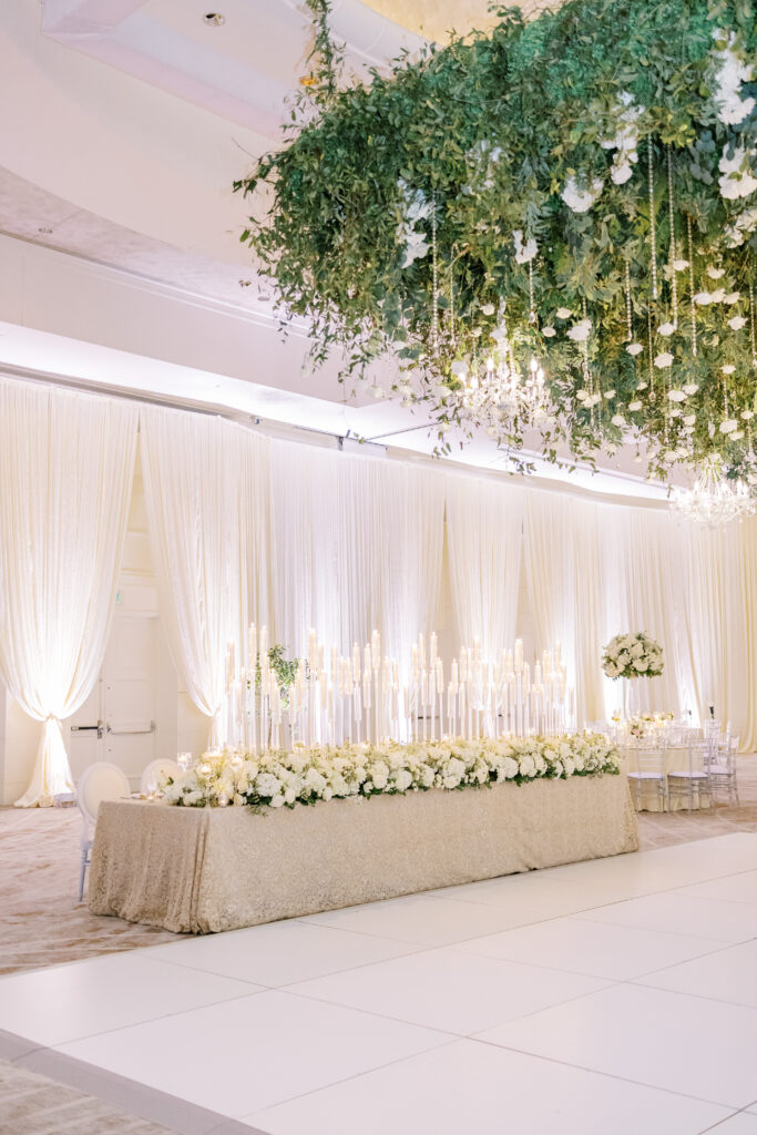 persian wedding reception details