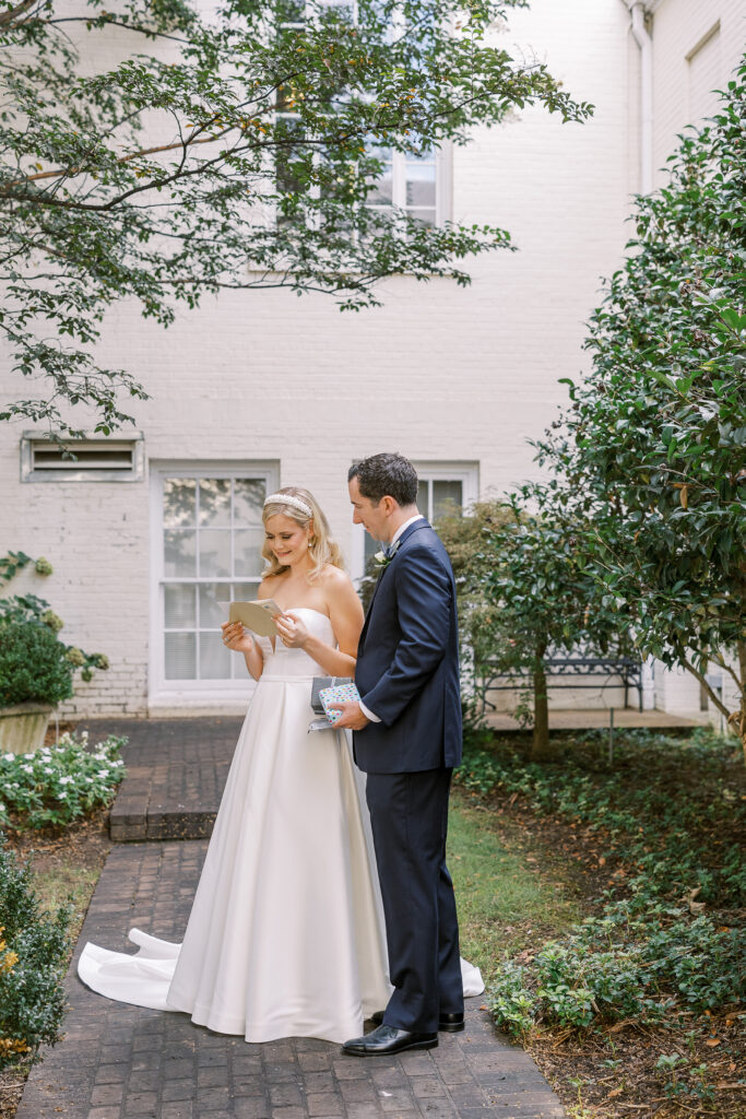 first look and vows