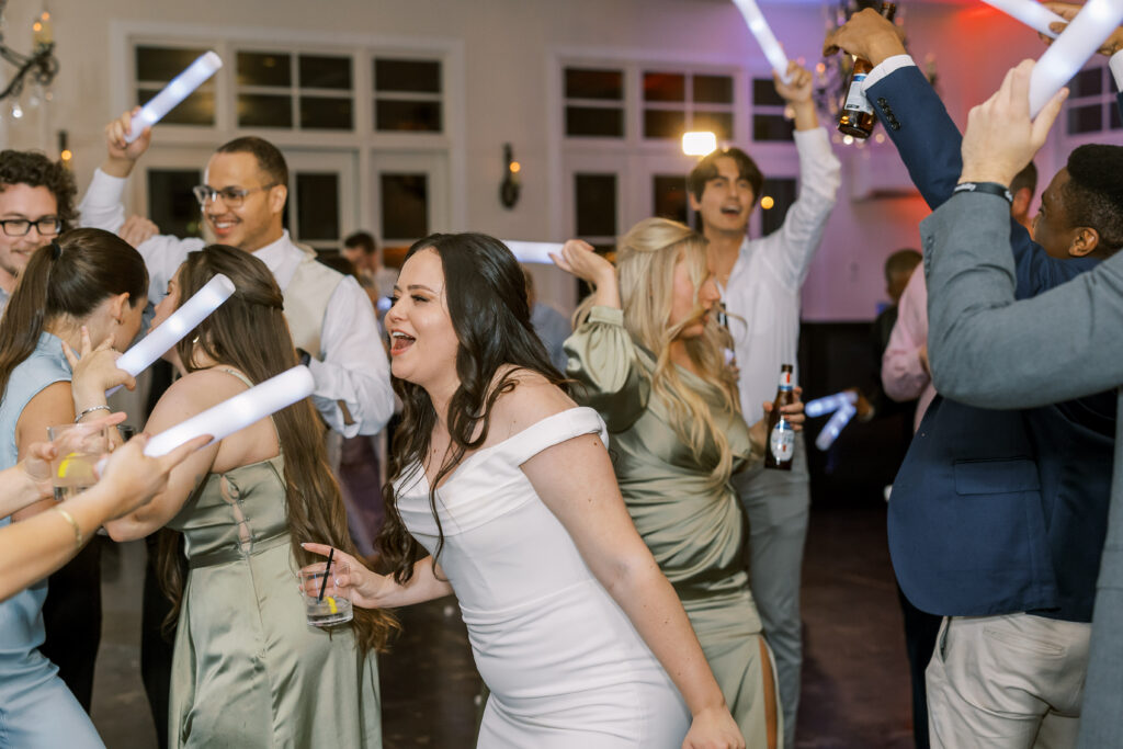 bride dancing at a wedding