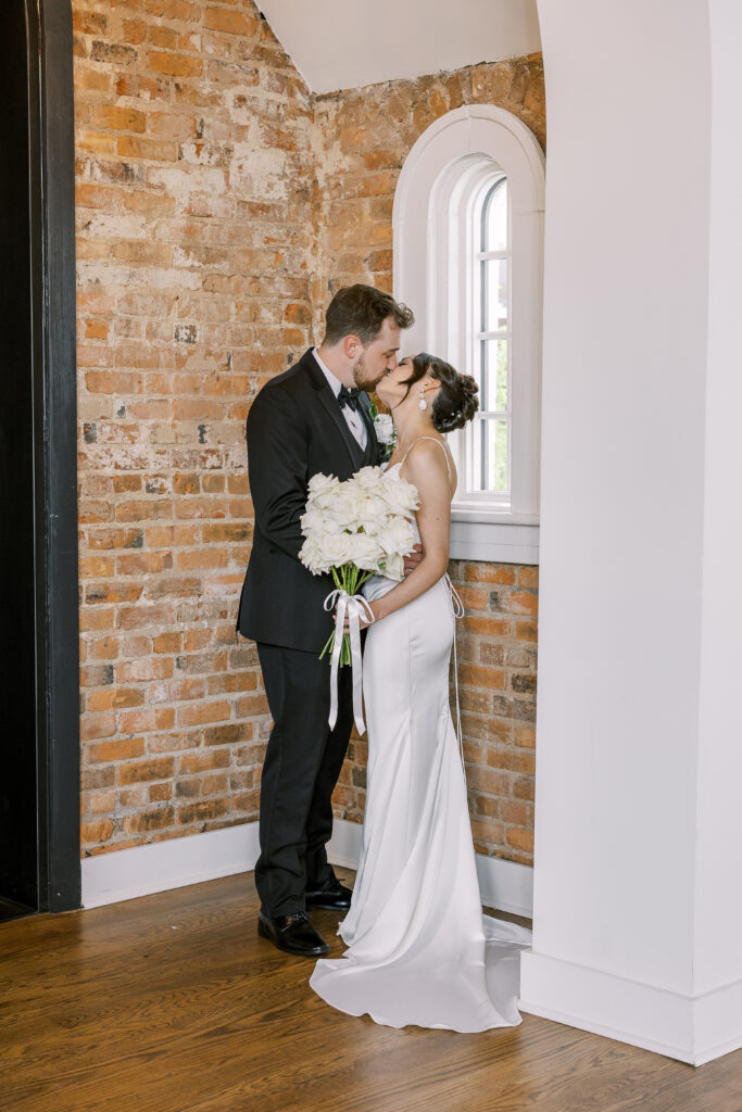 portrait of the bride and groom