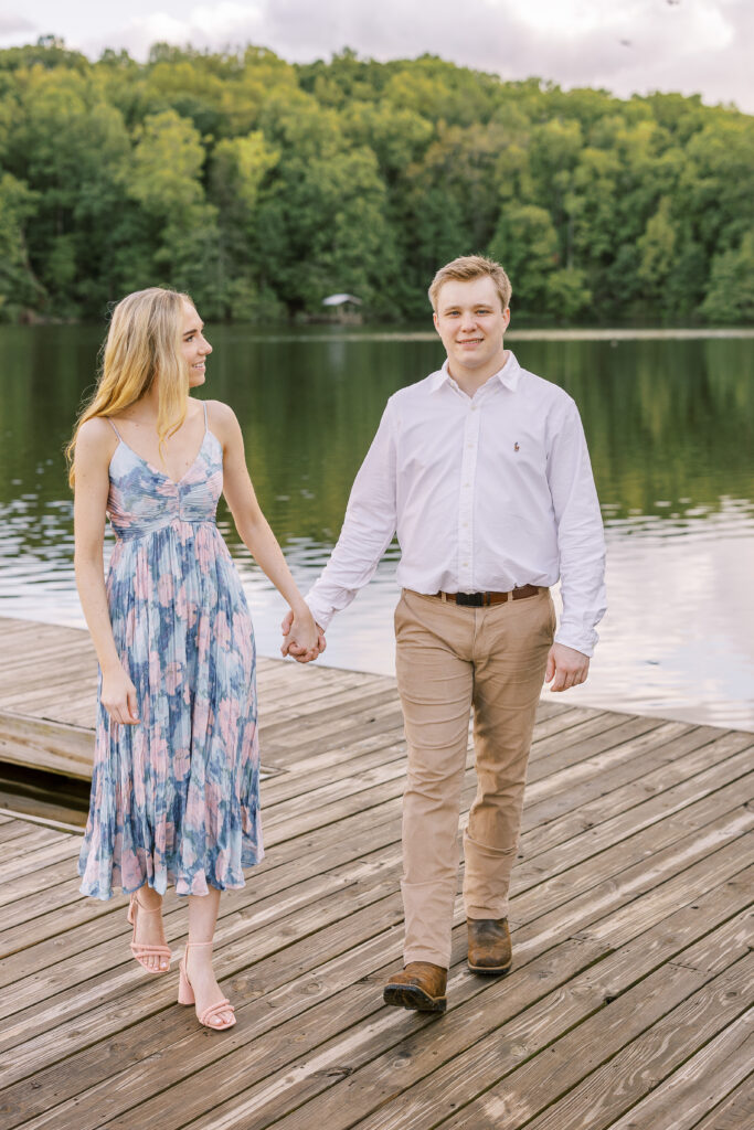 Lake Herrick Engagement Session at UGA