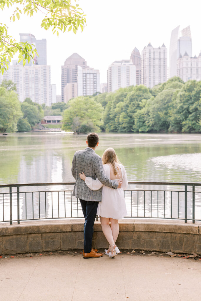 Downtown Atlanta Engagement Session in Piedmont Park