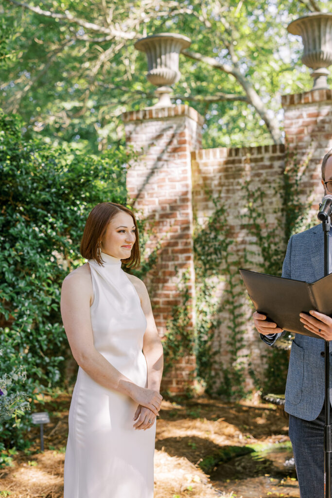 Intimate State Botanical Gardens of Georgia Wedding