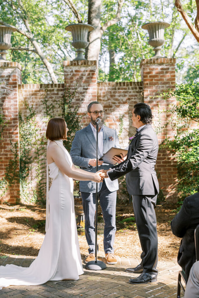 Intimate State Botanical Gardens of Georgia Wedding