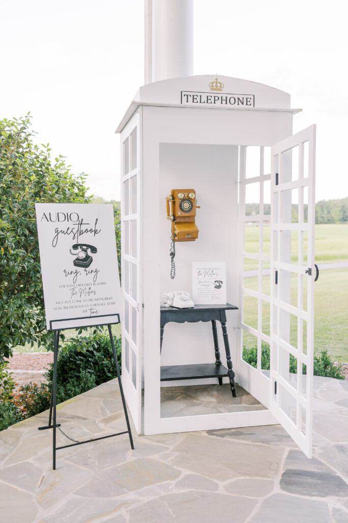 wedding phone booth