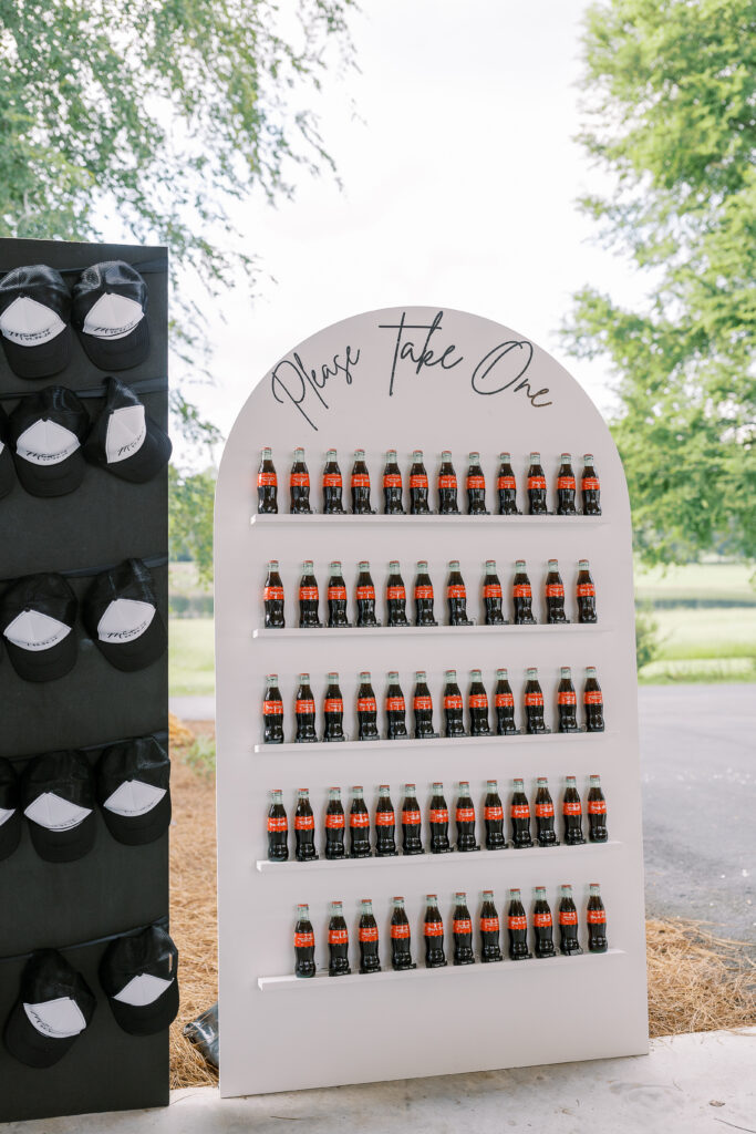 coca-cola bottle wall