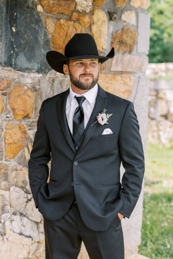 portrait of the groom