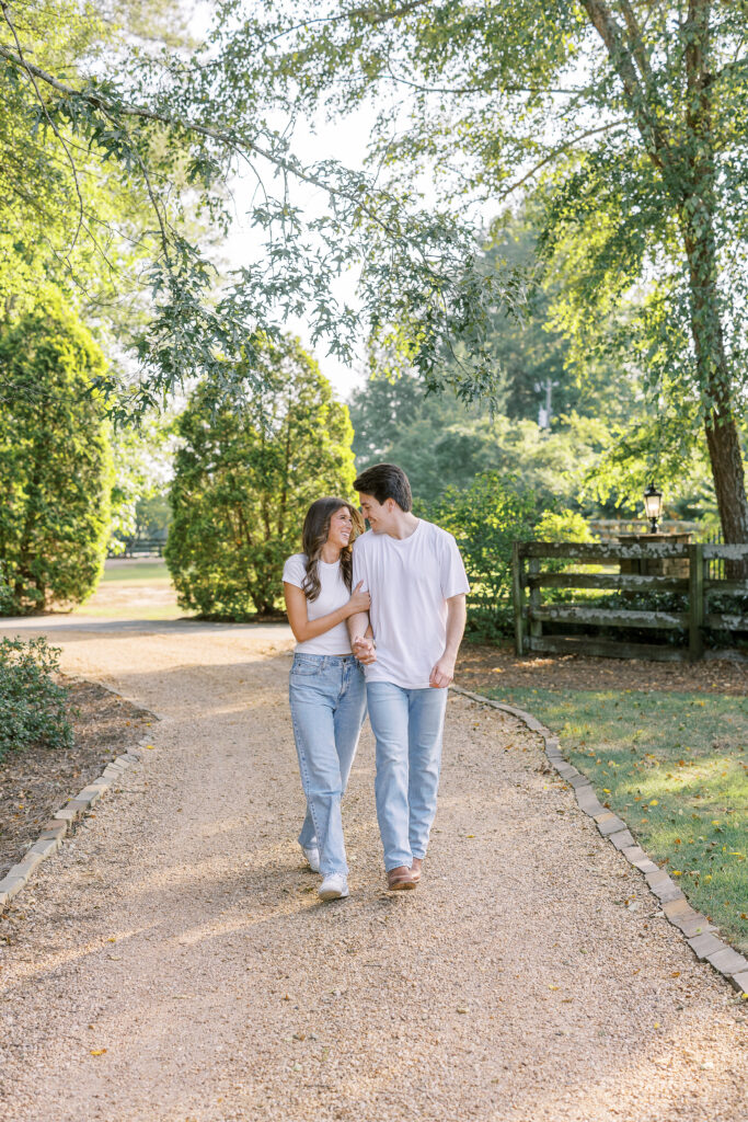 engagement session at the painted horse winery in alpharetta georgia