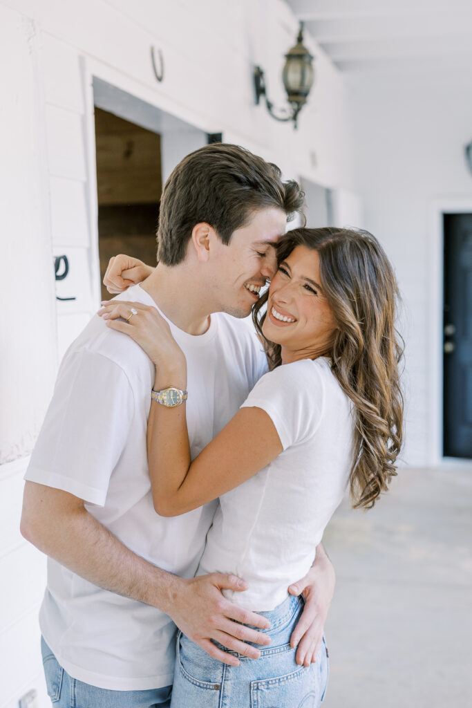 engagement session at the painted horse winery in alpharetta georgia