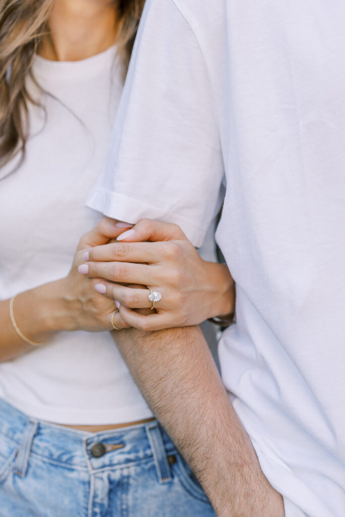 engagement session at the painted horse winery in alpharetta georgia