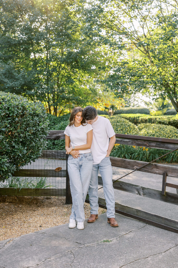 engagement session at the painted horse winery in alpharetta georgia