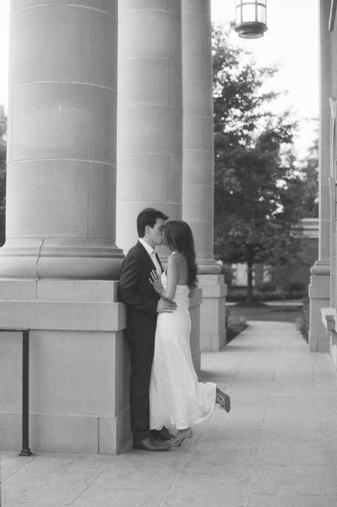 film photography engagement session in alpharetta georgia