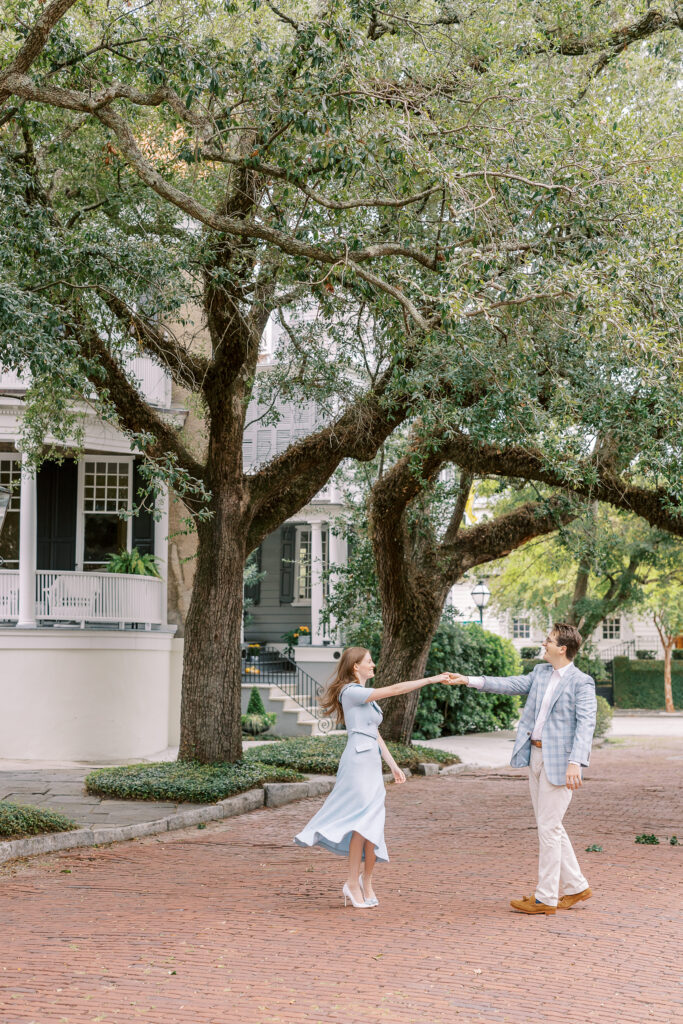 A Rainy Engagement Session in Charleston, SC