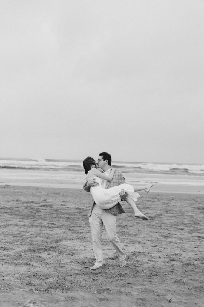 A Rainy Engagement Session on Sullivan's Island, SC