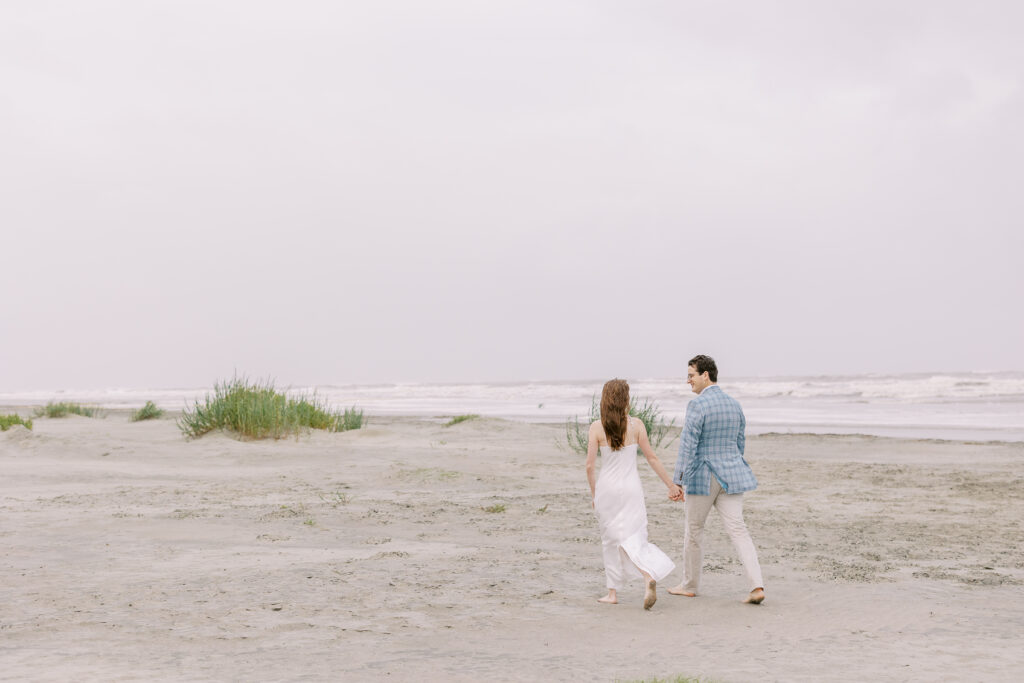 A Rainy Engagement Session on Sullivan's Island, SC