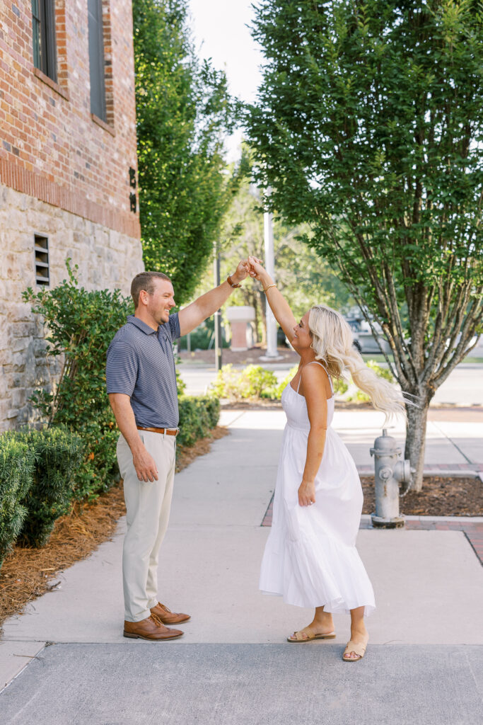 Downtown Alpharetta Engagement Session