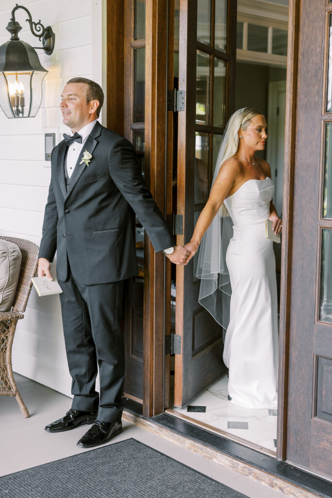 bride and groom before the wedding