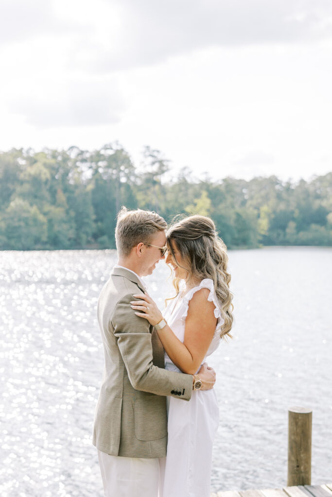 engagement session at the Sandy Creek Barn on Lake Oconee in Reynolds, Georgia