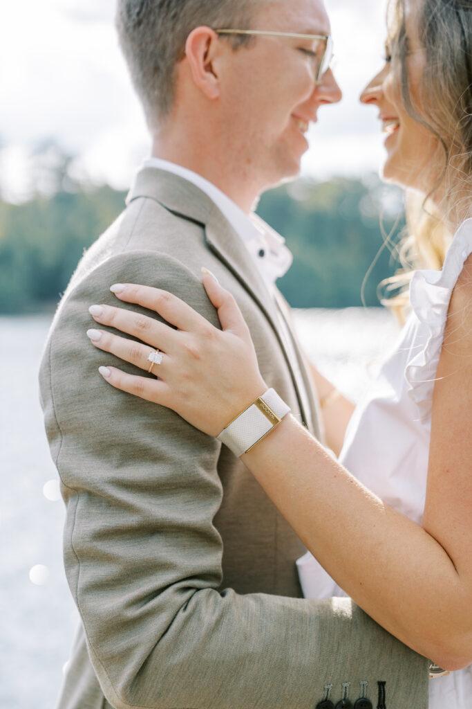 engagement session at the Sandy Creek Barn on Lake Oconee in Reynolds, Georgia