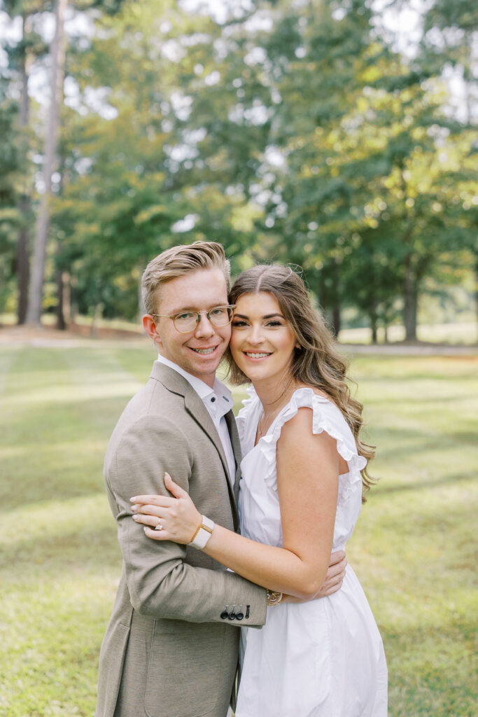 engagement session at the Sandy Creek Barn on Lake Oconee in Reynolds, Georgia