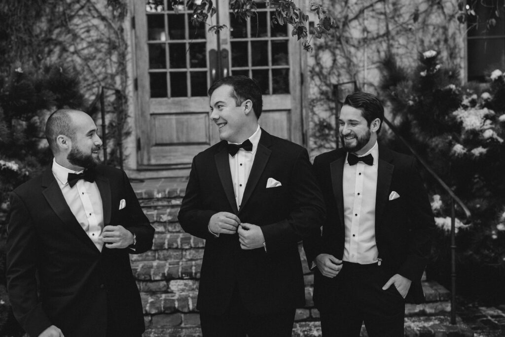 groom and his groomsmen