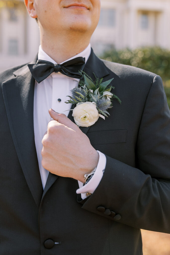 portrait of the groom