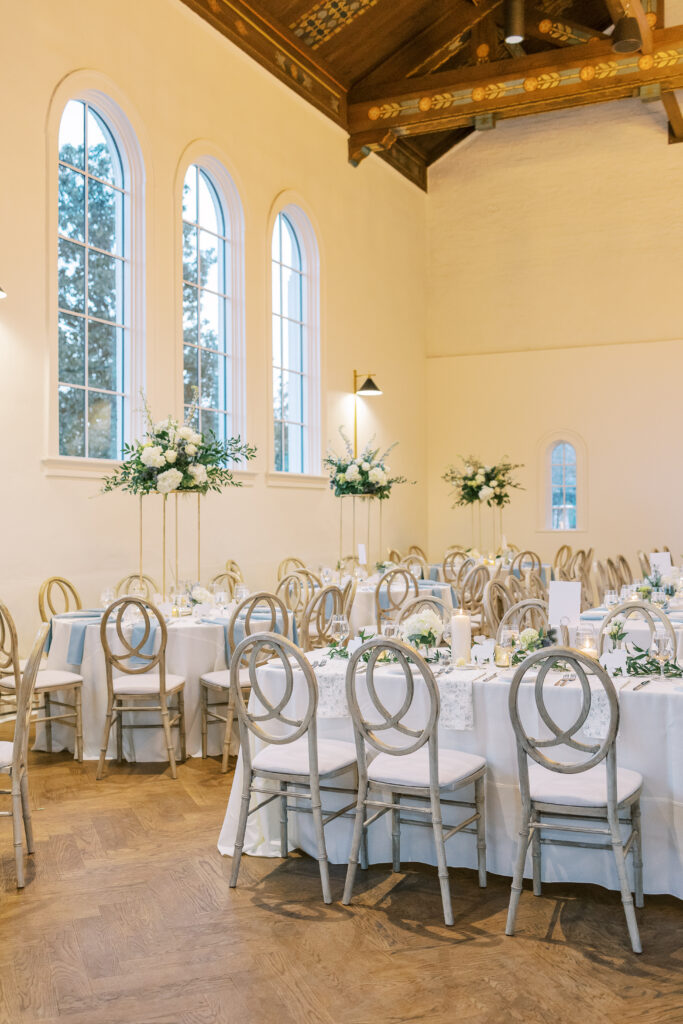 wedding reception at chapel athens