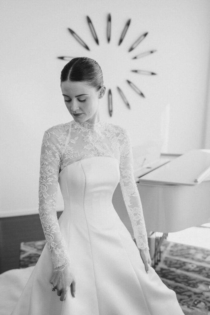portrait of the bride