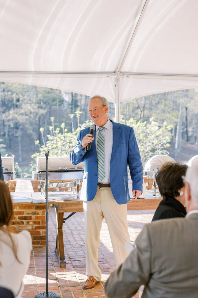 the preserve welcome dinner for a wedding at reynolds at lake oconee