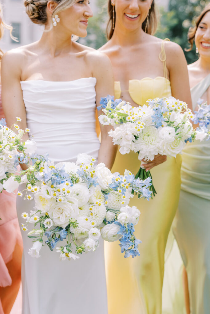 bride and bridesmaids