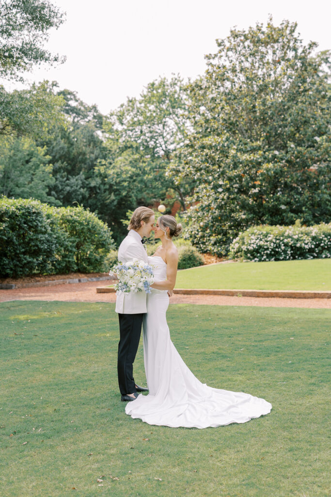 bride and groom portrait