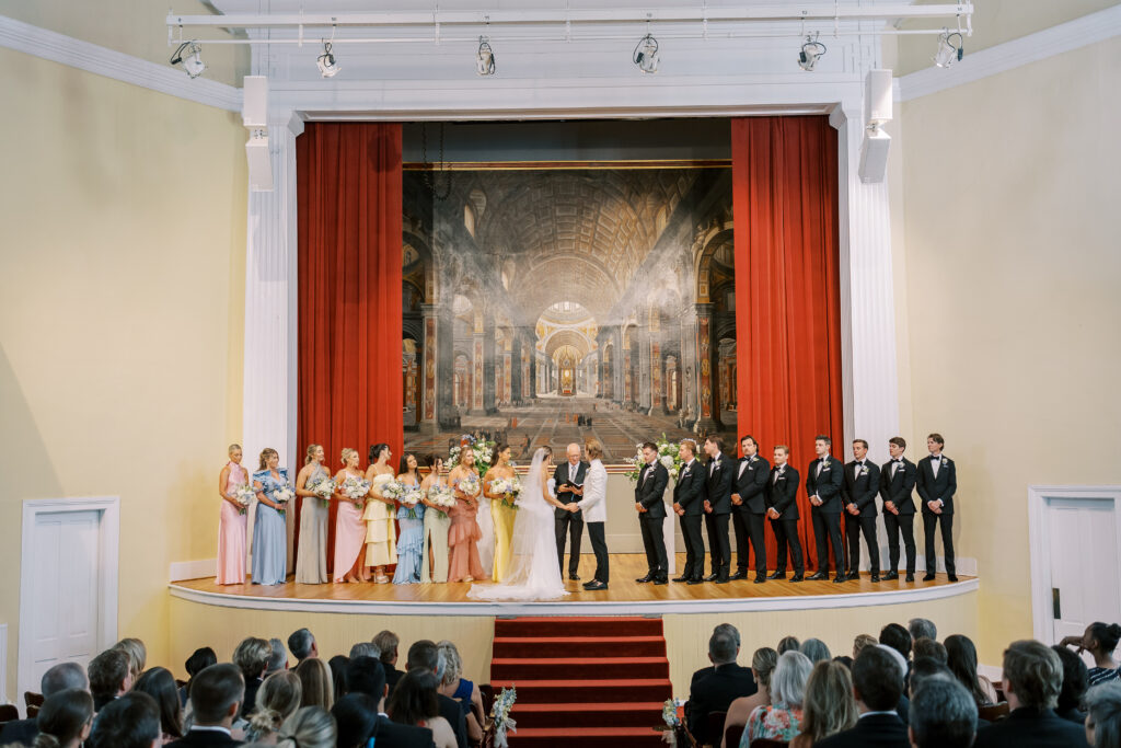 a wedding at uga chapel in athens