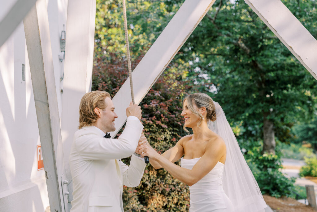 a wedding at uga chapel in athens
