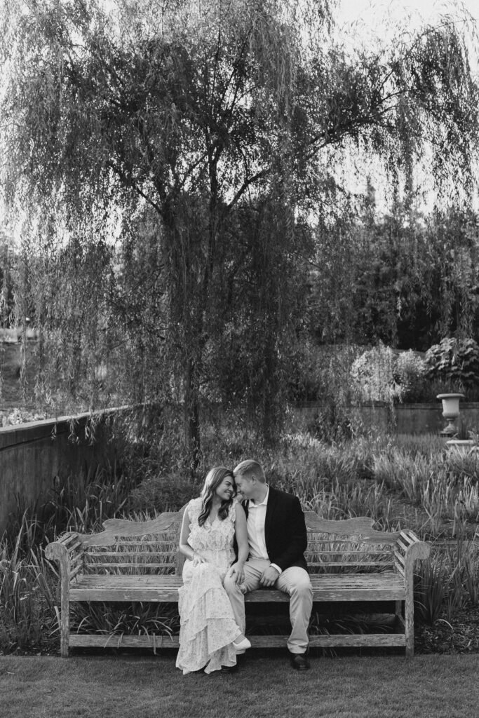 Athens Botanical Gardens Engagement Session
