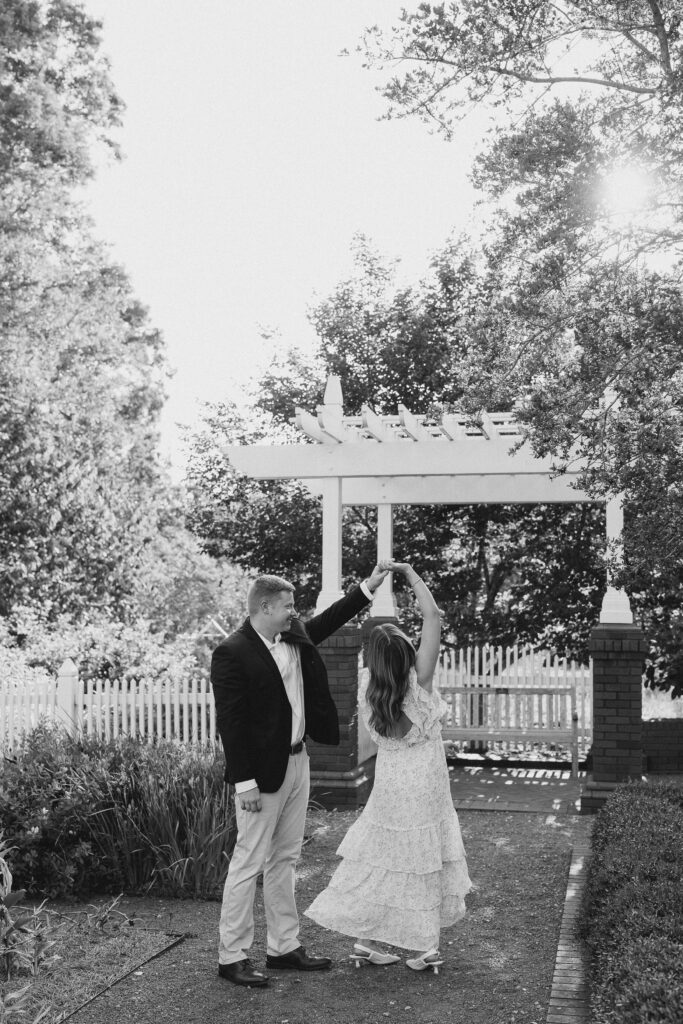 Athens Botanical Gardens Engagement Session