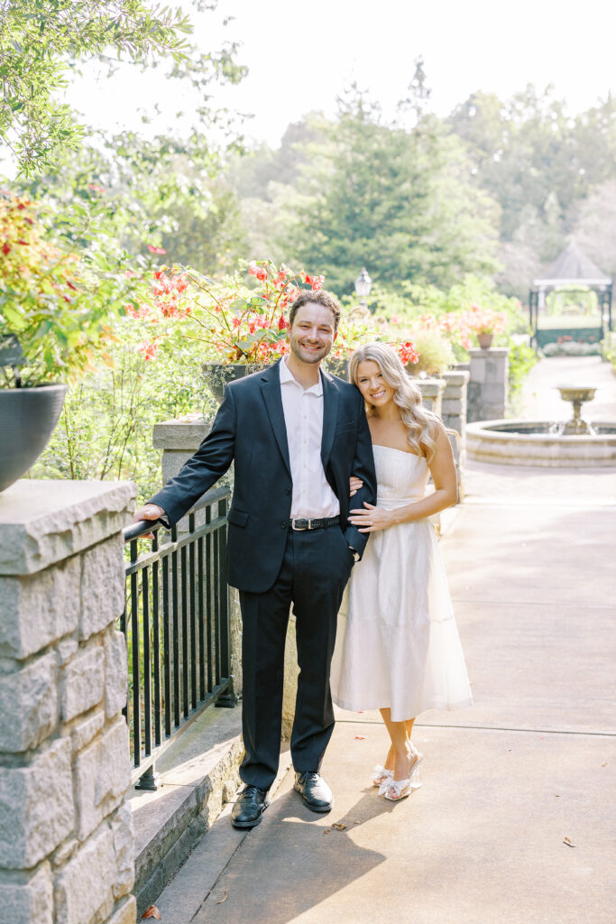 state botanical gardens of georgia in athens engagement session