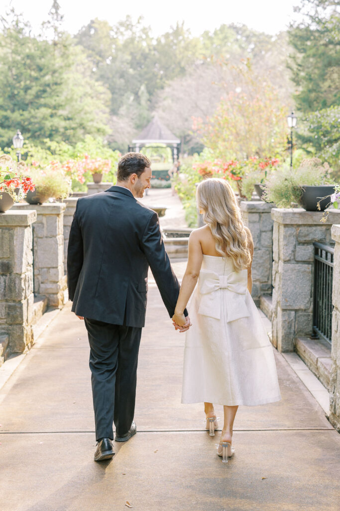 state botanical gardens of georgia in athens engagement session