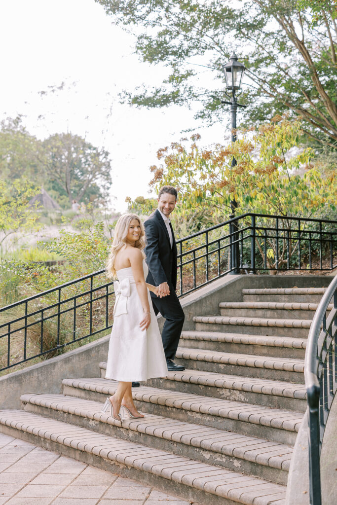 state botanical gardens of georgia in athens engagement session