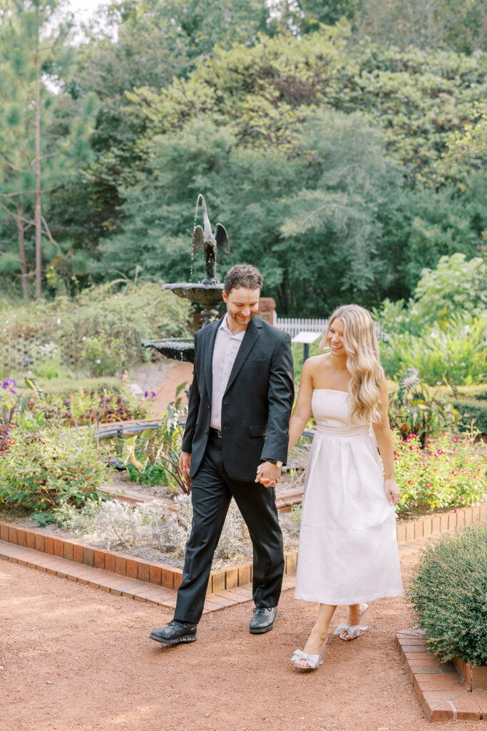 state botanical gardens of georgia in athens engagement session