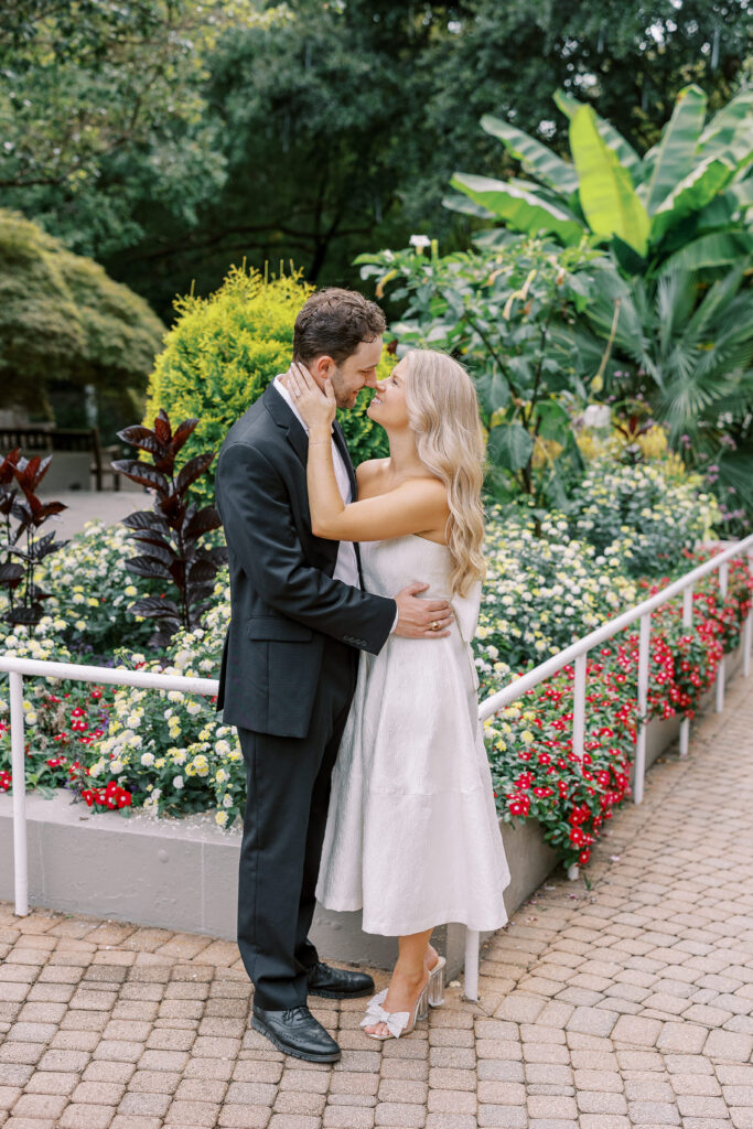 state botanical gardens of georgia in athens engagement session