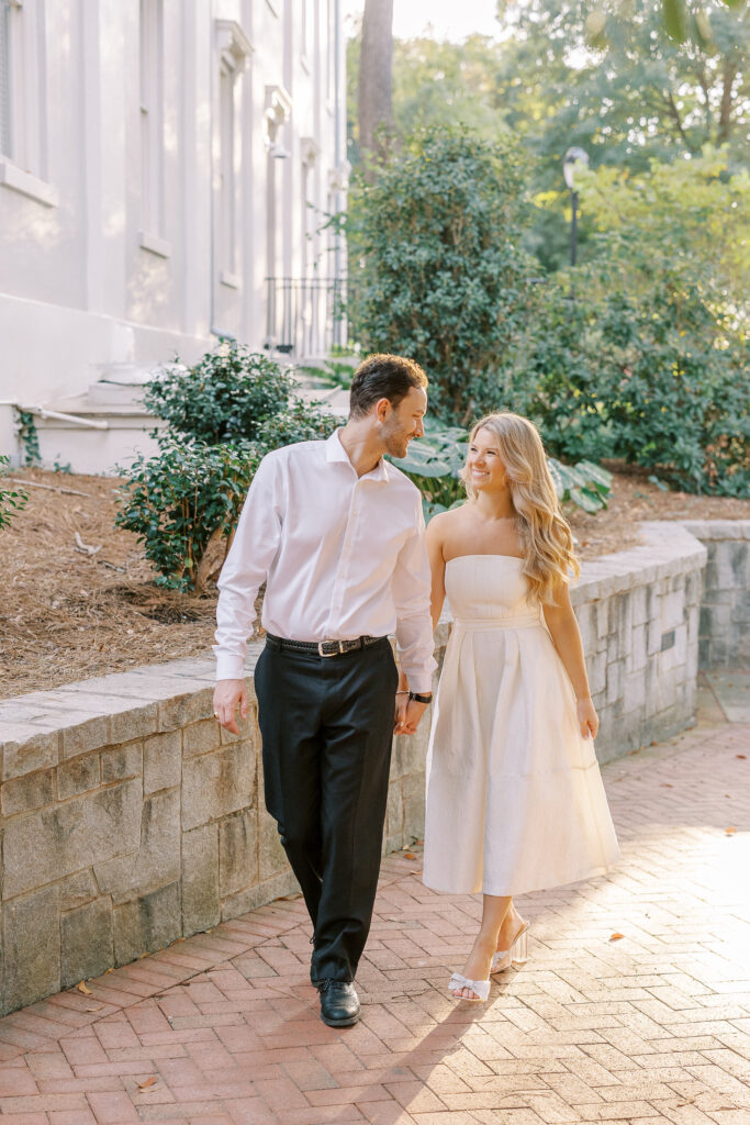 UGA North Campus in Downtown Athens engagement Session