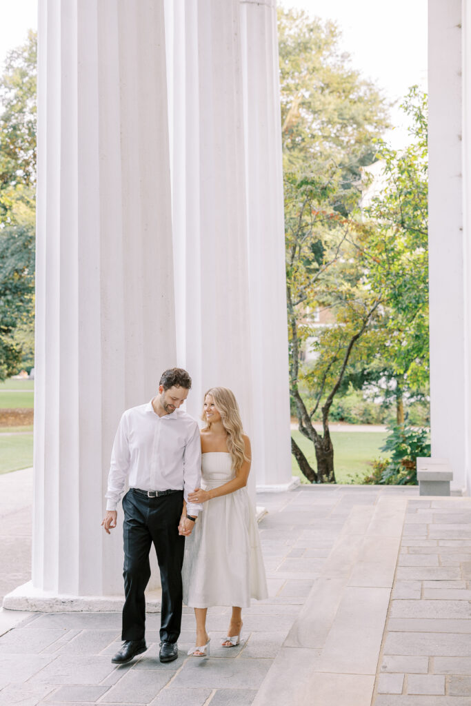 UGA North Campus in Downtown Athens engagement Session