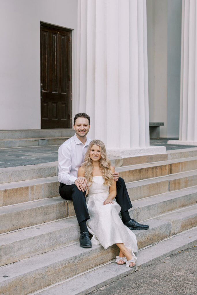 UGA North Campus in Downtown Athens engagement Session