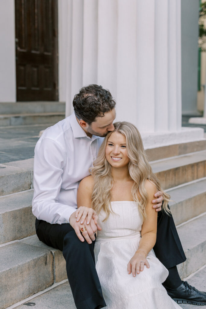 UGA North Campus in Downtown Athens engagement Session