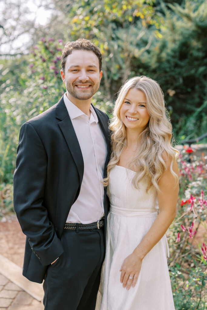 state botanical gardens of georgia in athens engagement session