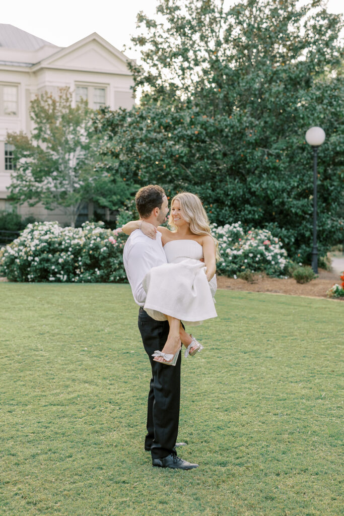 UGA North Campus in Downtown Athens engagement Session