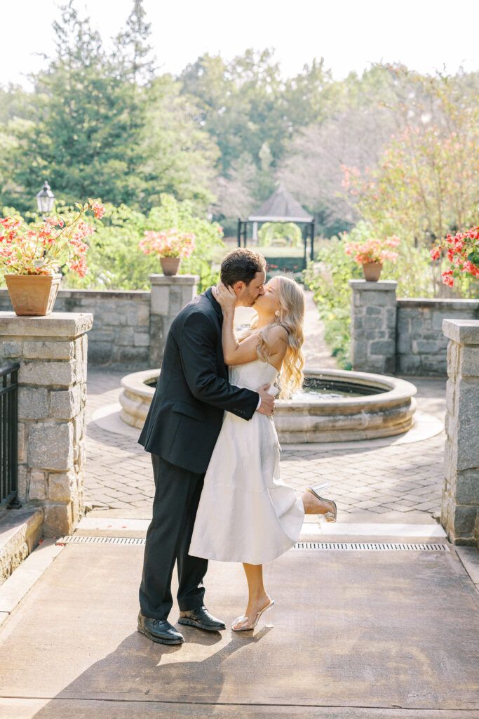 state botanical gardens of georgia in athens engagement session