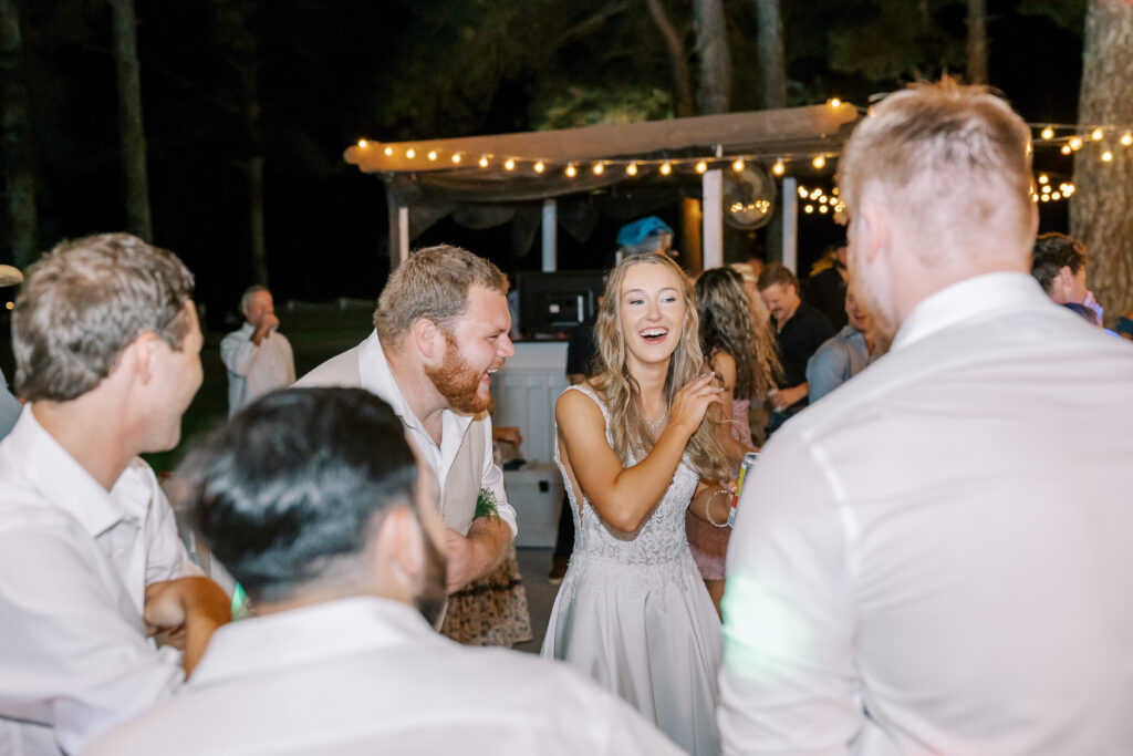 gin creek wedding reception