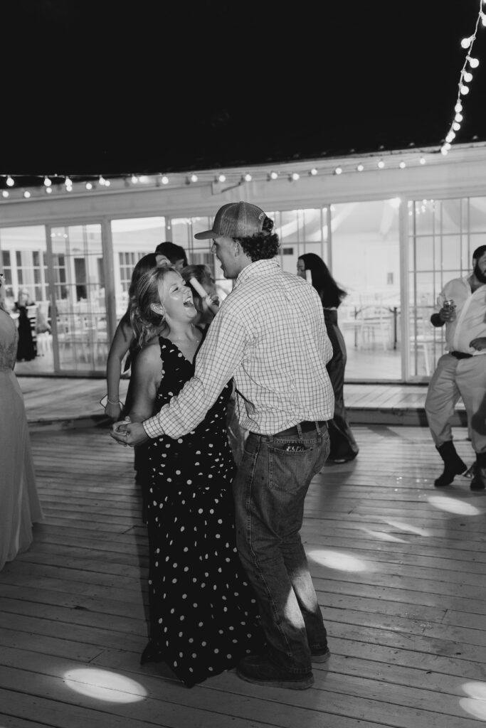 gin creek wedding reception